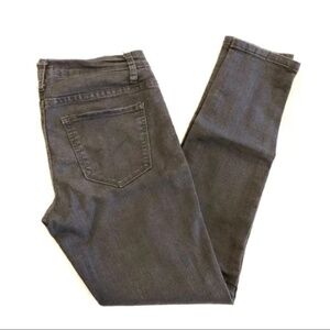 Forever 21 Gray Washed Skinny Jeans